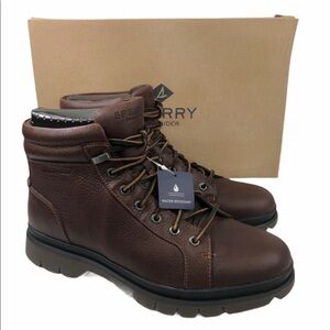 Sperry Watertown LTT Leather Boots Water-Resistant
